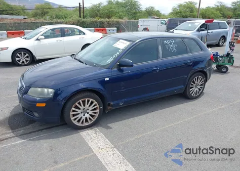 2006 Audi A3 2.0T z USA, uszkodzony, nr VIN WAUNF78P16A107914